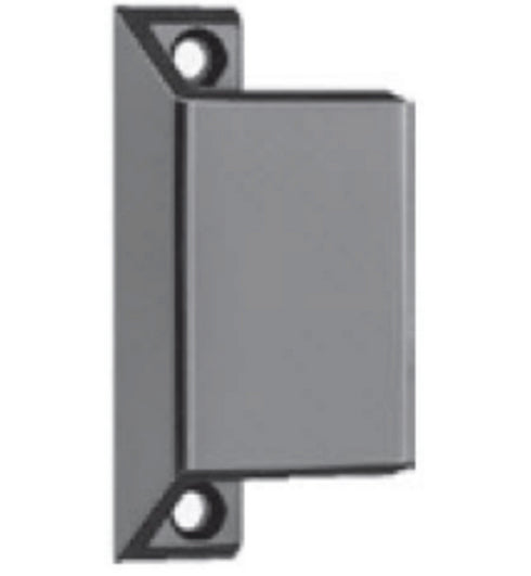 Metal corner bracket on a white background